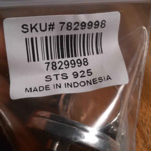 Shungite Multi Gemstone Mother of Pearl Sterling Silver Cocktail Ring (Size 7) - Picture 16 of 16